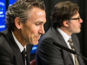 Jim Benning (not pictured) is reportedly the front-running candidate for Vancouver Canucks president Trevor Linden. (QMI AGENCY/PHOTO)