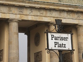 The celebrated Brandenburg Gate soars over Berlin’s historic square, Pariser Platz. PAT O'CONNOR PHOTO