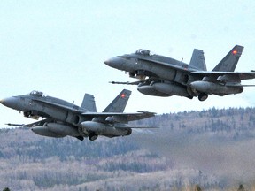 CF-18 Hornets.

ROGER GAGNON/QMI AGENCY