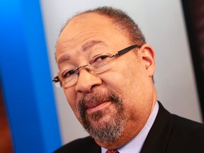 Richard Parsons, the former chairman of Citigroup and former chairman and CEO of Time Warner, poses in New York, in this December 18, 2013 file photo. (REUTERS/Shannon Stapleton/File)