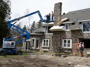 A mansion in Richmond Hillt the TRCA is renovating at 1229 Bethesda Rd.  on Thursday  May 8,2014. The property is known as the Swan Lake mansion. (Craig Robertson/Toronto Sun)