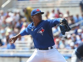 Blue Jays pitcher Marcus Stroman, who was recently called up from triple-A Buffalo, says friend Aaron Sanchez is “one of the best prospects in all of baseball.” (Veronica Henri/Toronto Sun)