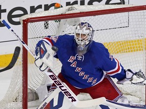 New York Rangers goalie Henrik Lundqvist. (ADAM HUNGER/USA TODAY Sports)