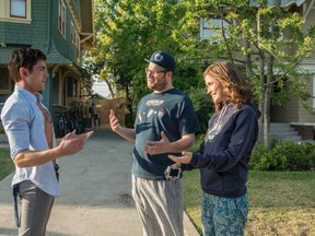 Zac Efron, Seth Rogen and Rose Byrne in "Neighbors." (HO)