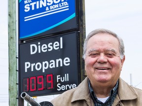 Gas station owner Eddie Jeha will be selling gas for 109.9 for one hour on Monday May 12th. May 9, 2014. Errol McGihon/Ottawa Sun/QMI Agency