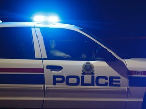 Edmonton Police Service car.
