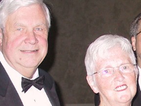 Tom Denton (left), seen here with June Denton, will be invested into the Order of Manitoba next week. (FILE PHOTO)