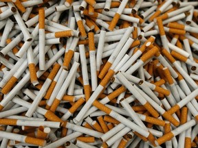 A file photo of cigarettes. REUTERS/Michaela Rehle