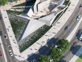 The winning design for Canada's National Holocaust Monument in Ottawa is pictured in this handout photo. A team that includes architect Daniel Libeskind and artist-photographer Edward Burtynsky has been selected for the winning design. (Handout/QMI Agency)