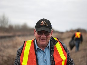 Mayor Bruce MacDuff, along with many other Vermilion-ites, donned the orange and yellow safety vests and helped with a little spring cleaning all over town.