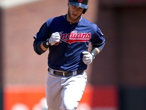 Former Blue Jay Yan Gomes is batting 2.88 against right-handed pitchers this season. (GETTY IMAGES)