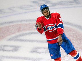 Montreal Canadiens defenceman P.K. Subban wants to take away the excitement from Boston Bruins fans during Game 7 at TD Garden. (PIERRE-PAUL POULIN/QMI Agency)