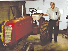 Norman Graham says the '46 Cockshutt 60 cost his father $1,000 back in 1948. The tractor was bought after WW2 and it handled most of the farm's chores for decades.