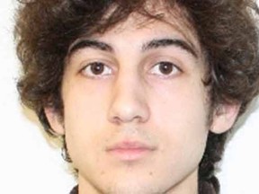 Dzhokhar Tsarnaev, 19, suspect #2 in the Boston Marathon explosion is pictured in this undated FBI handout photo.

REUTERS/FBI/Handout