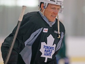 Leafs captain Dion Phaneuf. (MICHAEL PEAKE/Toronto Sun)