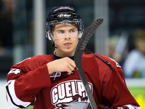 Jets prospect Scott Kosmachuk had 49 goals and 101 points in 68 games with the Guelph Storm this season.
