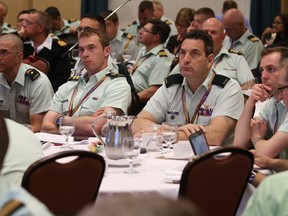 Army staff and civilian security gather for the annual Kingston Conference on International Security. ELLIOT FERGUSON/THE WHIG-STANDARD