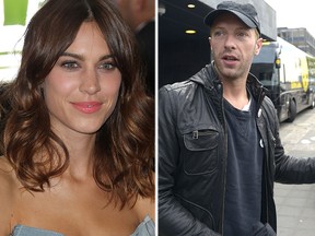 (L-R) Alexa Chung and Chris Martin. (WENN.COM file photos)