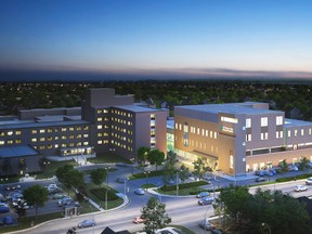 An architect's rendering shows the Great Expansion of St. Thomas-Elgin General Hospital. A $13 million community fundraising campaign was launched Wednesday at STEGH. (Contributed photo)