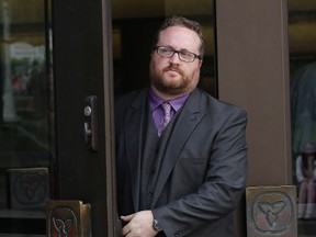 Clinton Russell leaves the Ottawa court house in Ottawa On. Wednesday, May 14,  2014. A former hospital guard was deemed a two-time sex offender Wednesday, as an Ottawa judge ruled that he coerced an intellectually disabled patient into performing oral sex.    Tony Caldwell/Ottawa Sun/QMI Agency