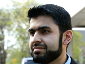 Misbahuddin Ahmed, accused terror conspirator, leaves the Ottawa Courthouse on Wednesday May 14, 2014. Errol McGihon/Ottawa Sun/QMI Agency