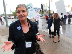 Susan Scott, author of All Our Sisters: Stories of Homeless Women in Canada, was in London for a conference on housing for women. (MIKE HENSEN, The London Free Press)