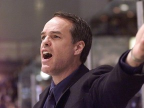 Former Barrie Colts head coach Bill Stewart, now an assistant with the Guelph Storm, is appearing in his second Memorial Cup this year. (QMI Agency/Files)