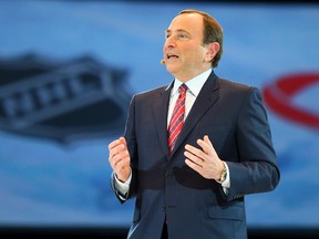 NHL commissioner Gary Bettman looks to be very interested in Seattle as a future home for a team. (Dave Abel/QMI Agency/Files)