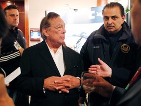 Banned Clippers owner Donald Sterling is threatening to go to court to fight the $2.5 million fine by the NBA. (Danny Moloshok/Reuters/Files)