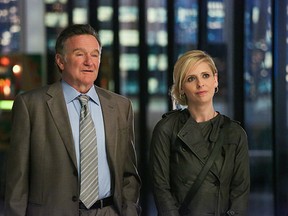 Robin Williams and Sarah Michelle Gellar starred in "The Crazy Ones."