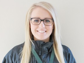 Teneal Kuczkowski with her player of the game award along with the silver medal from this year’s national ringette championships when she played with the Edmonton Elite U19 Double A team. - Gord Montgomery, Reporter/Examiner