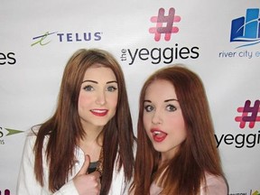 The Command Sisters at the Yeggie Awards, where they won best in music. - Photo Supplied