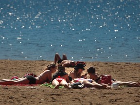 Mooney's Bay beach may be as far as many Ottawans get this summer. Due to a weak dollar and rising gas prices, some are opting for a summer staycation her in the capital region.
QMI Agency file photo