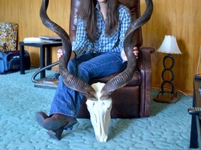 Jeanette Hall has wanted a Greater Kudu ever since she started hunting at the age of nine. During a 2011 trip to Africa, she had her chance to take down the bull that wore this rack. The hide of this fellow will soon be adorning her living room, as well. - April Hudson, Reporter/Examiner