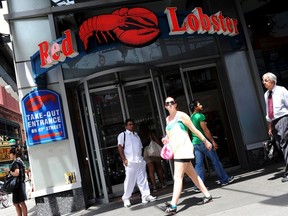 Red Lobster in New York City.

(Reuters)