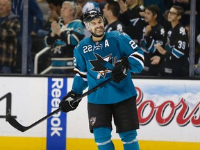 Sharks defenceman Dan Boyle won't be in San Jose. (Bob Stanton-USA TODAY Sports)