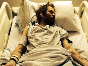 Deryck Whibley in hospital.