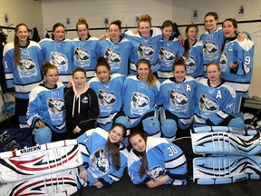 Parents of players from the Winnipeg Ice say there is a proposal from the female council of Hockey Winnipeg to drop one of two Winnipeg teams — the Ice — from the Manitoba Female Midget Hockey League next season. (HANDOUT)