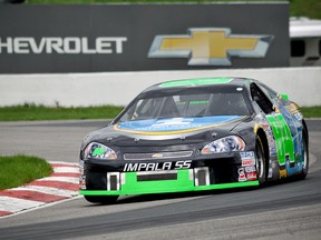 J.R. Fitzpatrick finished second in qualifying for Sunday’s Pinty’s Presents The Clarington 200 at Canadian Tire Motorsports Park in Bowmanville. (matthew manor/NASCAR via Getty Images)
