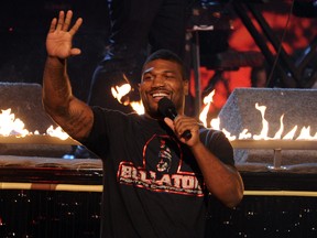 MMA fighter Quinton 'Rampage' Jackson speaks onstage during Spike TV's Guys Choice 2013 at Sony Pictures Studios on June 8, 2013 in Culver City, California.  Kevin Winter/Getty Images for Spike TV/AFP