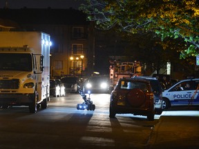 The Montreal police bomb squad diffused 19 explosive devices after they were discovered Saturday at a home in Montreal’s north end.
PHOTO PASCAL GIRARD / QMI AGENCY
