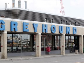 The Edmonton Greyhound Bus Station, 10324 - 103 St. David Bloom/Edmonton Sun/QMI Agency