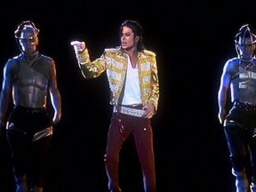 Michael Jackson's hologram mid-performance during Sunday night's Billboard Music Awards.

(Twitter/Dagerous-Inc)
