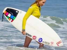 Professional surfer and model Jill Hansen has been charged with attempted murder after allegedly running over an elderly woman in Hawaii last week. (Jill Anjuli Hansen/Facebook)