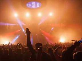 The crowd is pictured during a December 2013 Avicii performance in Chicago. (GETTY IMAGES)