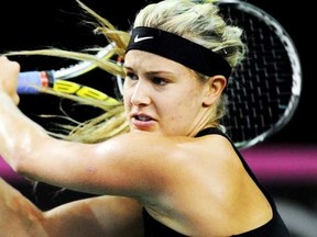 Eugenie Bouchard advanced in the Nuremberg Cup on Monday. (QMI FILE)