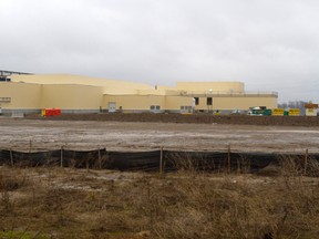 The Dr. Oetker plant under constuction just off Bradley Avenue north of the 401 near Veteran's Memorial Parkway. (Free Press file photo)