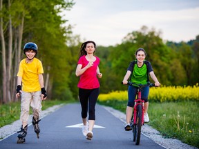 Having children walk, bike to school not enough. (Fotolia)