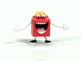 The new McDonald's 'Happy' mascot