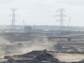 The Northeast Anthony Henday Drive worksite is seen in Edmonton, Alta., on Thursday, May 1, 2014. The project is set to be completed in 2016. By fall 2014, 1.4 million work hours will be done by crews to open a new interchange, new pavement and two new bridges. Ian Kucerak/Edmonton Sun